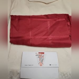 New/Unused Simply Gourmet Rectangular fabric Tablecloth- 60in x 120in